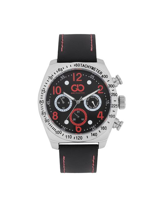 gio collection black dial chronograph watch for men - gad0039-b - 13844686 - Very Small Image - 1