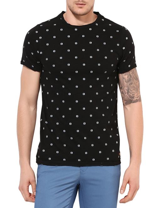 black cotton t-shirt - 13848765 - Very Small Image - 1