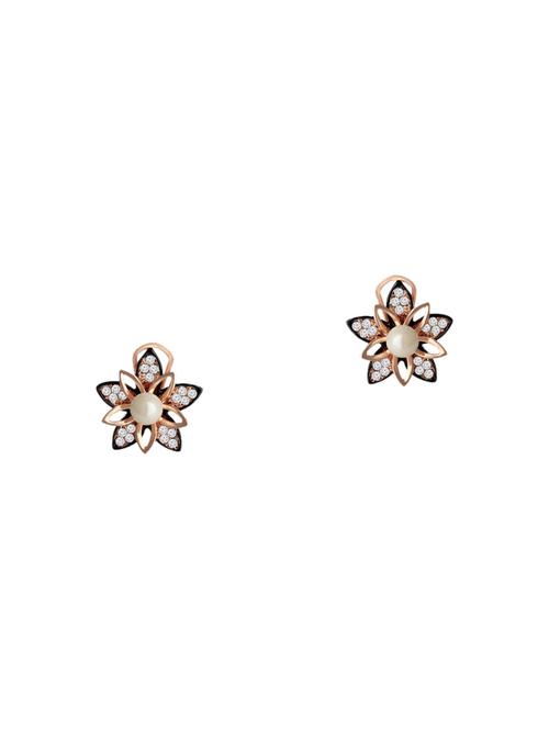 black metal studs earrings - 13855049 - Very Small Image - 1