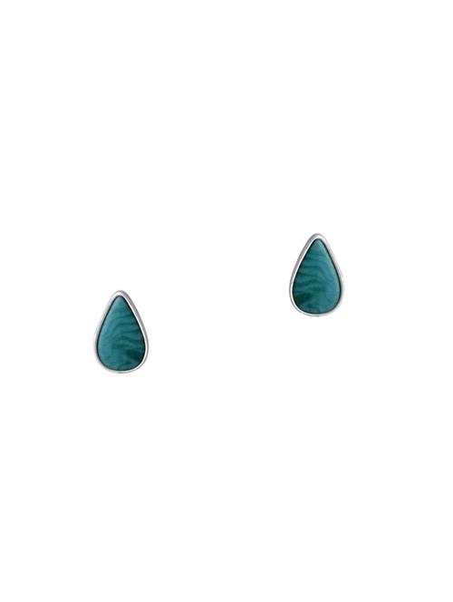 blue metal studs earrings - 13855055 - Very Small Image - 1
