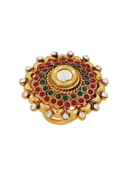 gold brass ring - 13855300 - Very Small Image - 1