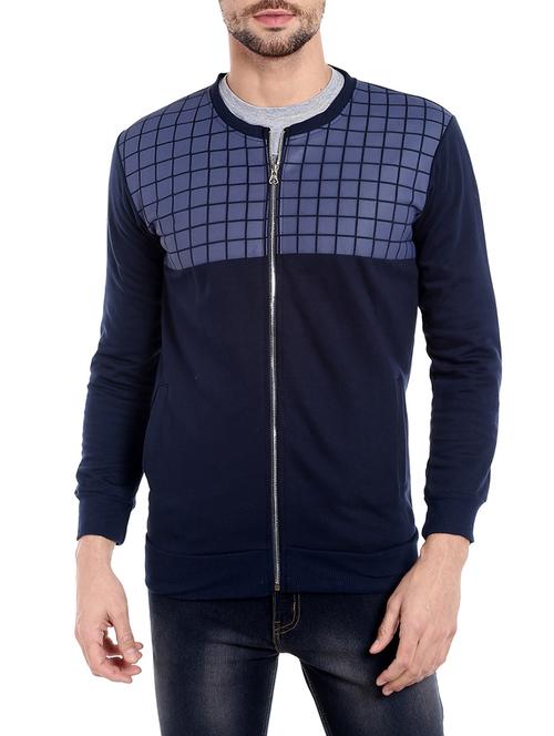 blue checkered casual jacket - 13855343 - Very Small Image - 1