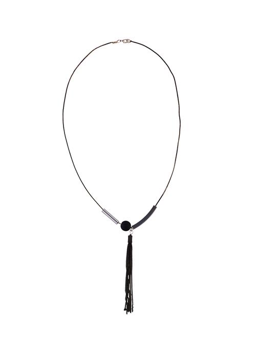 black metal long necklace - 13862879 - Very Small Image - 1