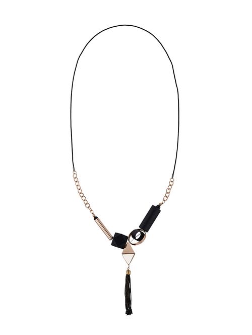 black metal long necklace - 13862880 - Very Small Image - 1