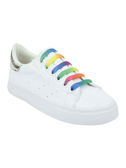 white lace-up sneaker - 13875416 - Very Small Image - 1