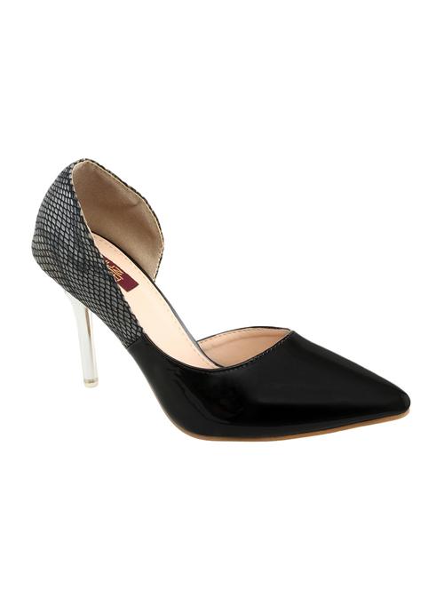 black fabric slip on pumps - 13878822 - Very Small Image - 1