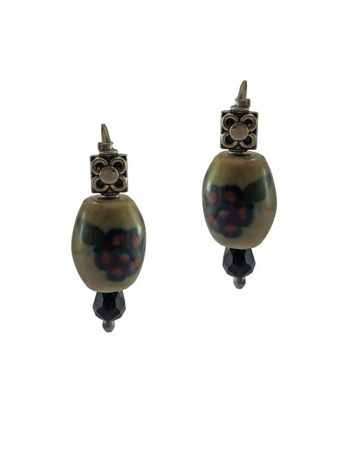 anetramulti colored silver plated drop earrings - 13893175 - Very Small Image - 1