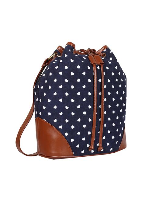 blue canvas sling bag - 13897925 - Very Small Image - 1