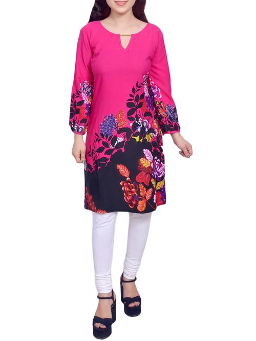 women's straight kurta - 13906878 - Very Small Image - 1