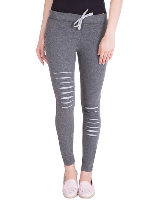 grey cotton track pants - 13927818 - Very Small Image - 1