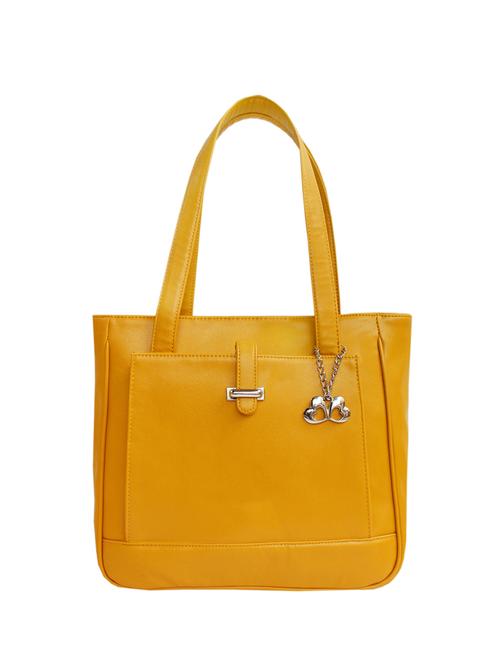 yellow leather handbag - 13941212 - Very Small Image - 1