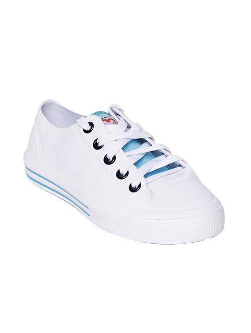 white rubber laceup sneakers - 13943974 - Very Small Image - 1