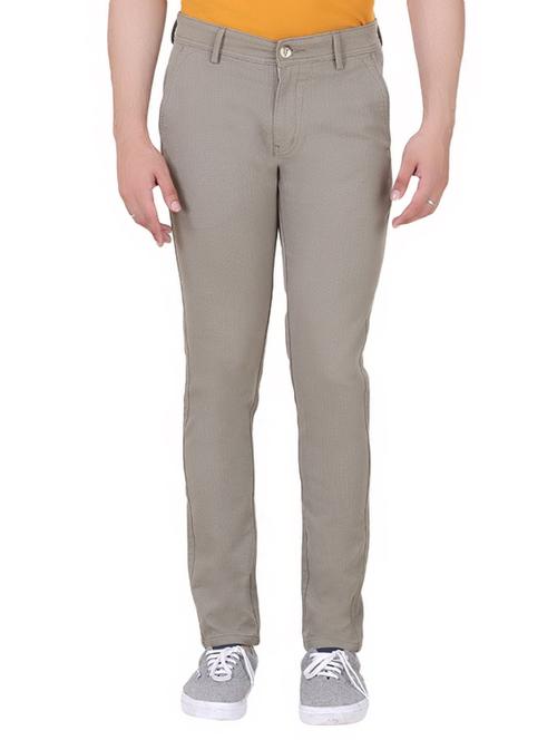 beige cotton chinos casual trouser - 13973908 - Very Small Image - 1
