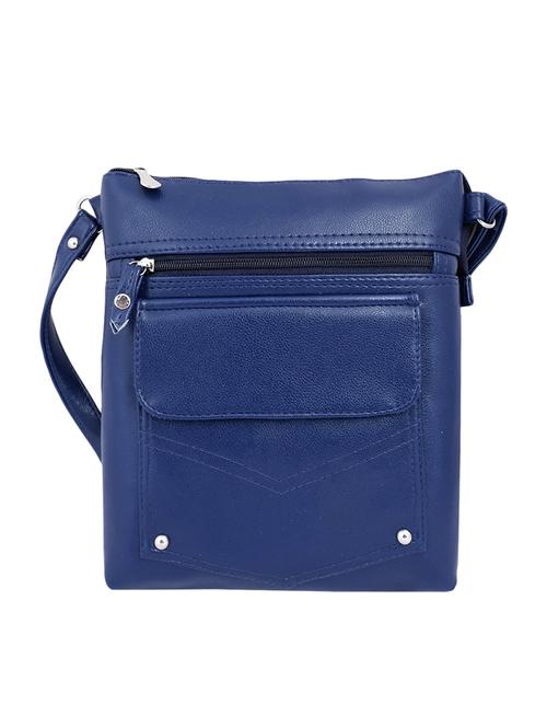 blue leatherette regular sling bag - 13977531 - Very Small Image - 1