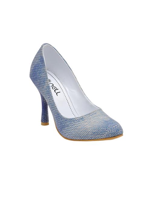 blue canvas slip on pumps - 13978647 - Very Small Image - 1