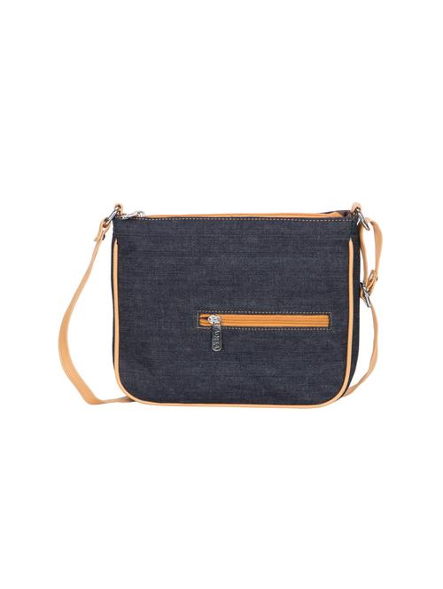 blue leatherette regular sling bag - 13984596 - Very Small Image - 1