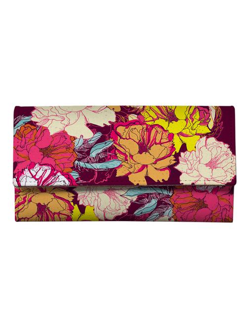 multi colored canvas clutch - 13985096 - Very Small Image - 1
