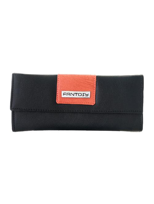 black leatherette regular clutch - 14037944 - Very Small Image - 1