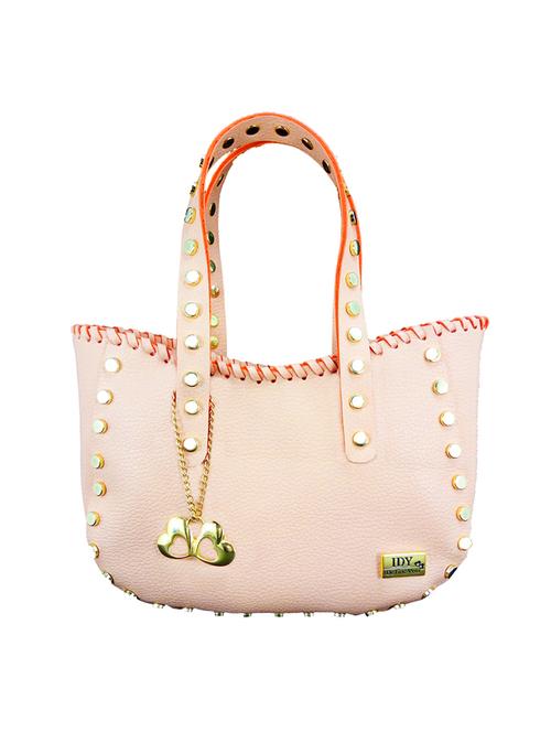 pink leatherette regular handbag - 14063359 - Very Small Image - 1