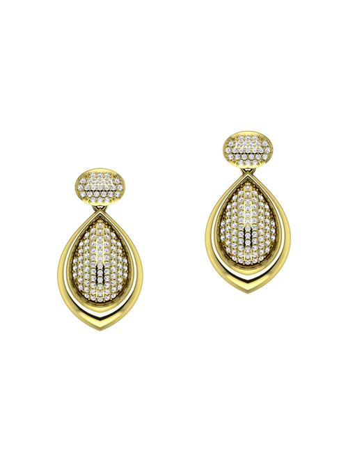yellow silver drop earrings - 14075634 - Very Small Image - 1