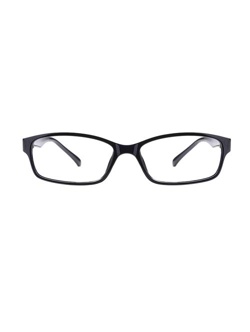 black full rim rectangle frame eyeglass - 14084030 - Very Small Image - 1