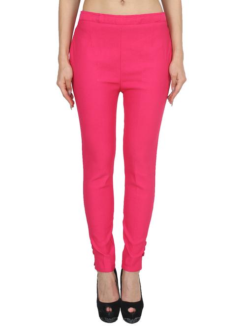 pink rayon trouser - 14094643 - Very Small Image - 1