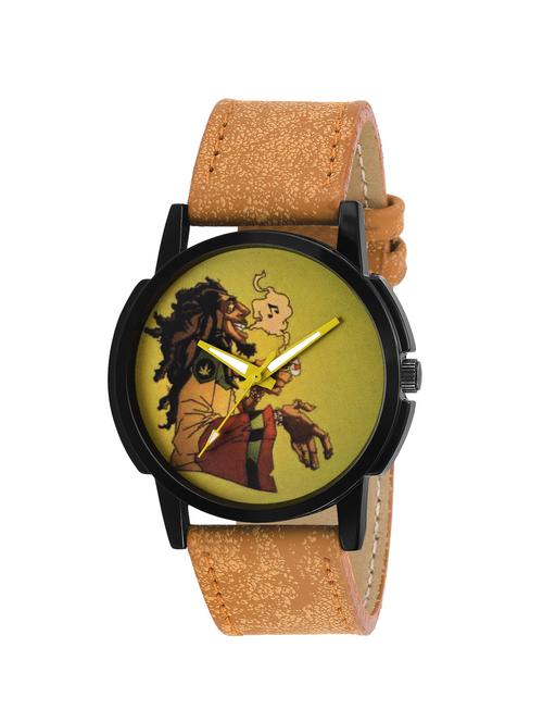 round dial analog watch(tmgxblk782) - 14095198 - Very Small Image - 1