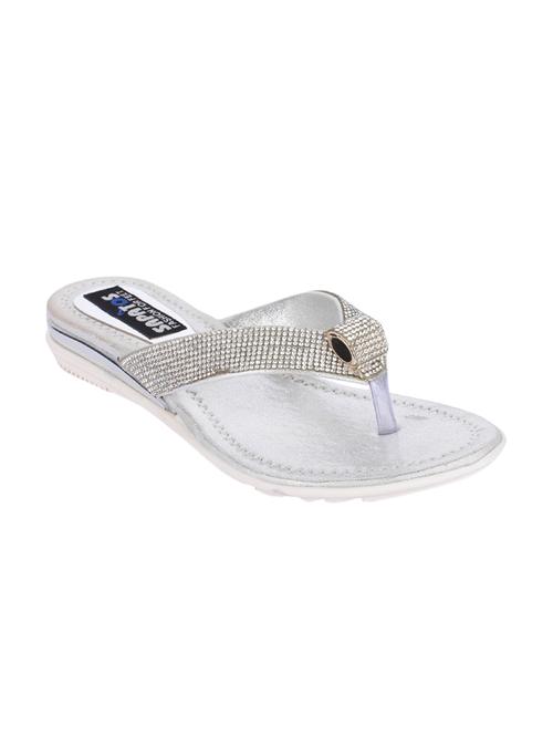 silver toe separator sandal - 14097488 - Very Small Image - 1