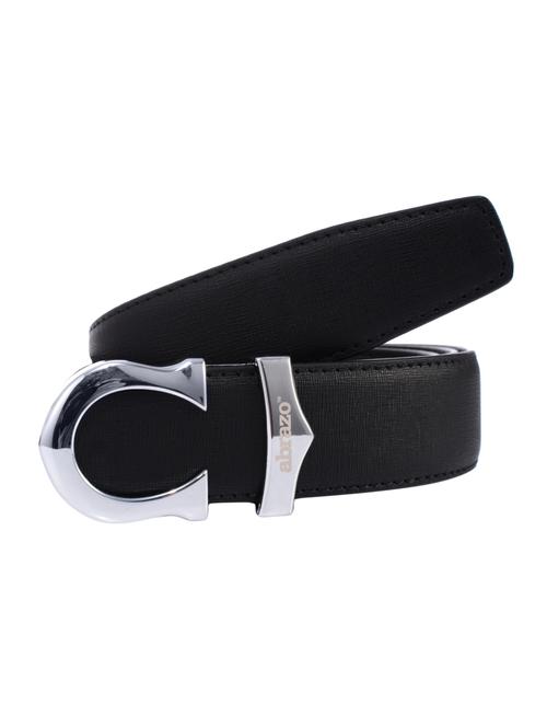 black leather belt - 14102570 - Very Small Image - 1