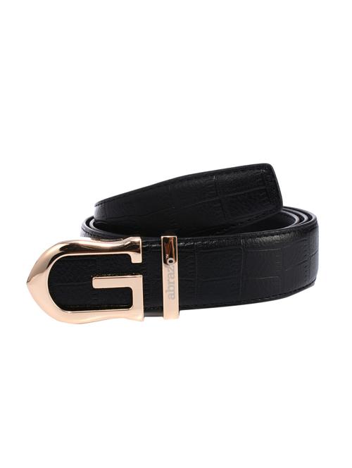 black leather belt - 14102826 - Very Small Image - 1