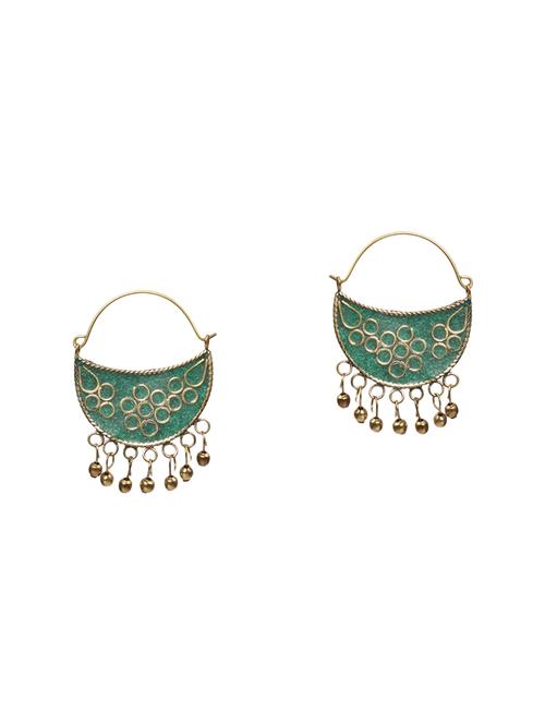 multi colored silver plated drop earrings - 14119491 - Very Small Image - 1