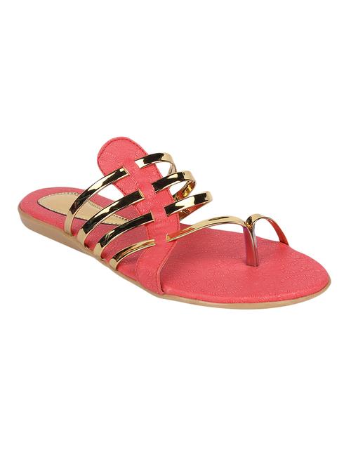 red one toe sandal - 14125921 - Very Small Image - 1