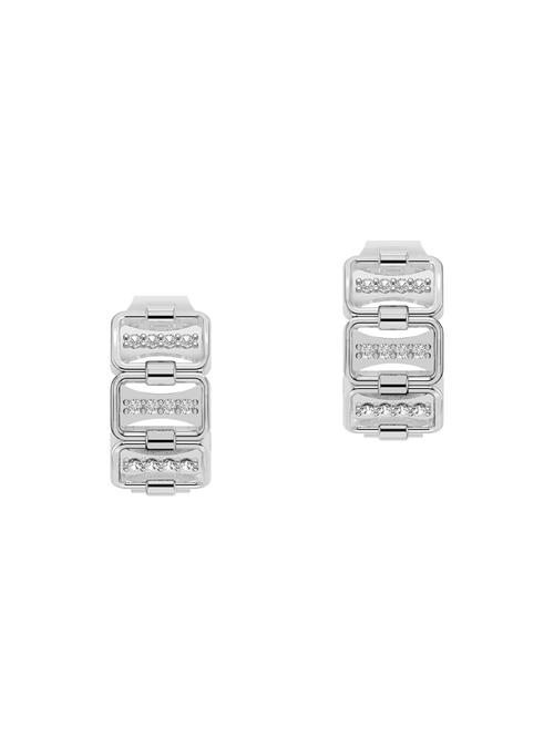 white silver bali earrings - 14128278 - Very Small Image - 1