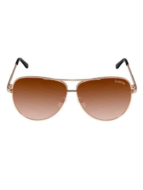 cardon brown aviator gradient & uv protected sunglass - 14129484 - Very Small Image - 1