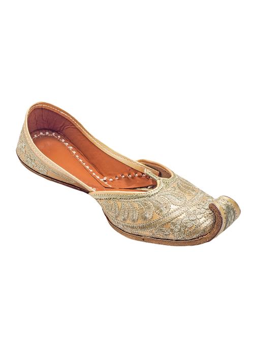 gold leather jutis - 14136104 - Very Small Image - 1