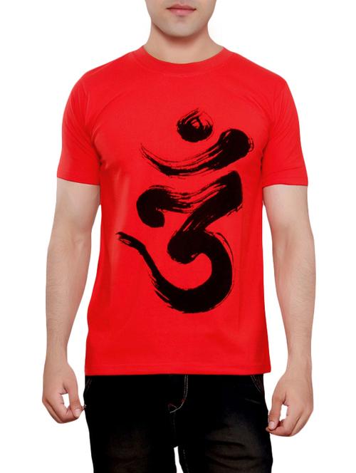 red cotton t-shirt - 14138711 - Very Small Image - 1