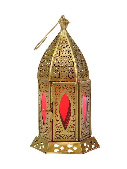 Mini Red Hanging cum Table Lantern - 14139993 - Very Small Image - 1