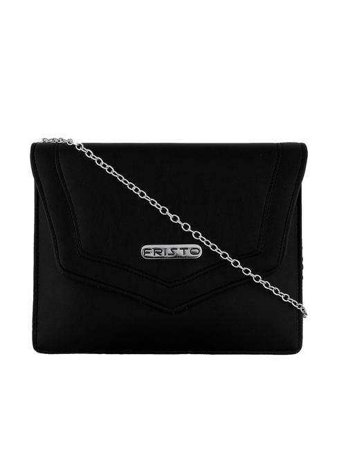 black leatherette regular sling bag - 14145336 - Very Small Image - 1