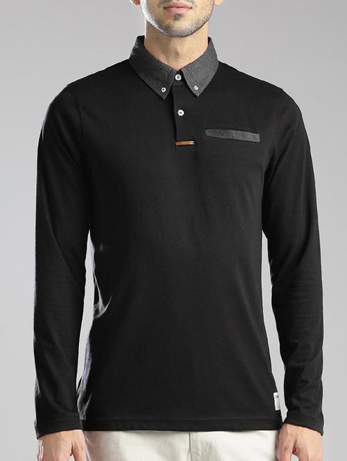 black cotton tshirt - 14145480 - Very Small Image - 1