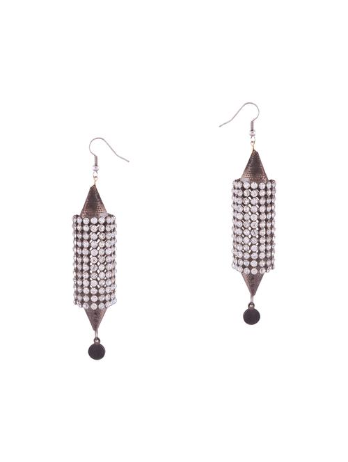 multi colored metal drop earrings - 14148601 - Very Small Image - 1