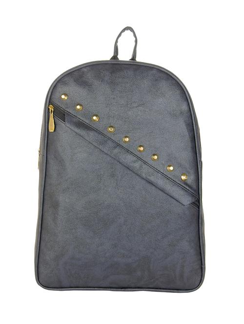 black leatherette regular backpack - 14150828 - Very Small Image - 1