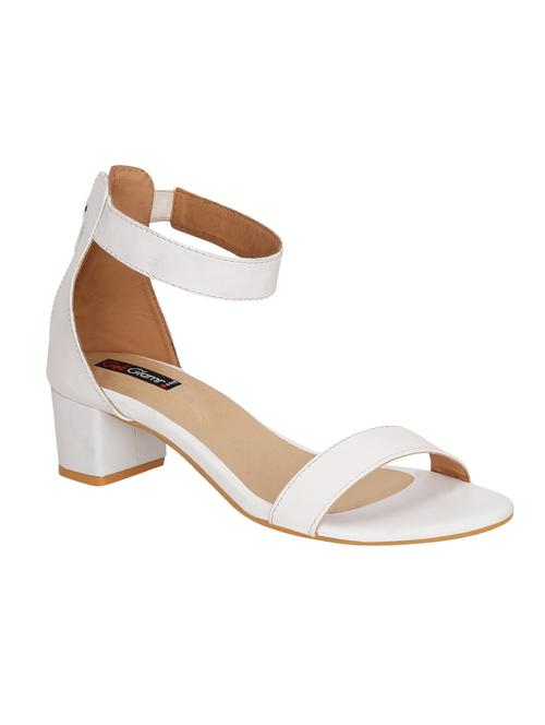 white ankle strap sandal - 14153613 - Very Small Image - 1