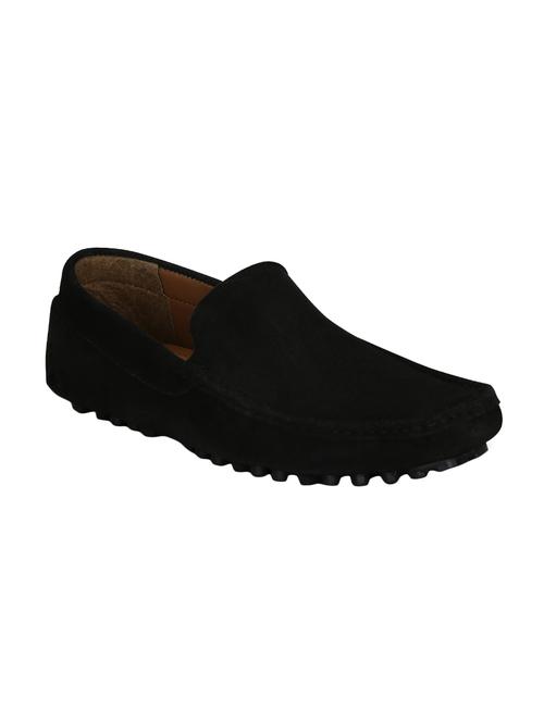black suede slip on loafer - 14153630 - Very Small Image - 1