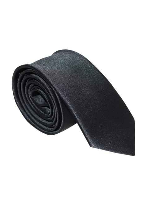 black micro fiber tie - 14172447 - Very Small Image - 1