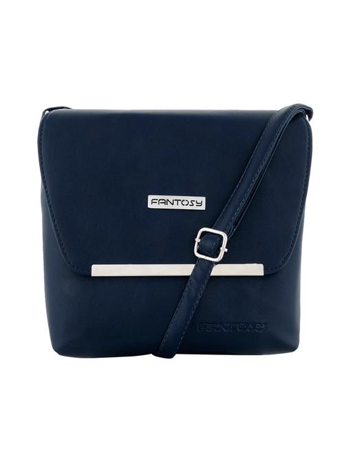 black leatherette regular sling bag - 14172651 - Very Small Image - 1