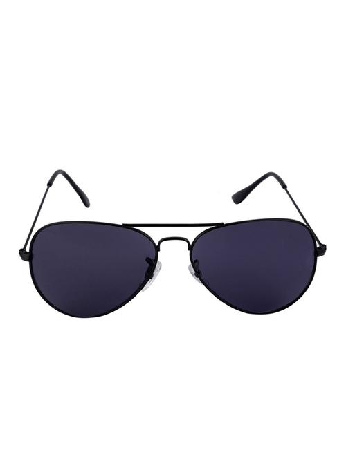 black frame uv protected aviator sunglasses for men - 14174711 - Very Small Image - 1