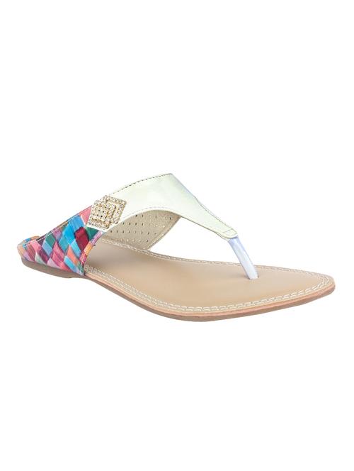 white toe separator sandal - 14195268 - Very Small Image - 1