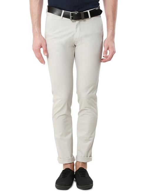 beige cotton chinos - 14206467 - Very Small Image - 1