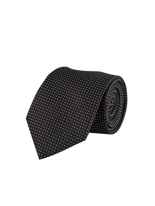 black polyester tie - 14206993 - Very Small Image - 1