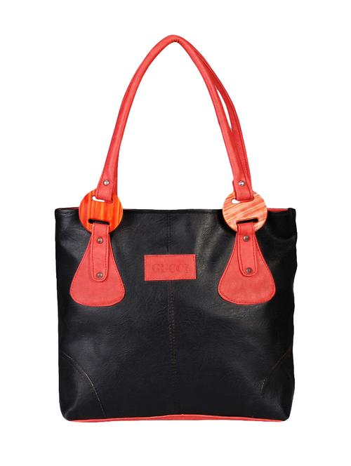 black cotton regular handbag - 14213328 - Very Small Image - 1